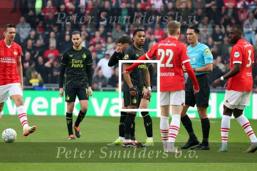 Eindhoven, 3 maart 2024 PSV-Feyenoord, eindstand 2-2 
Kompetitie Seizoen 2023-2024
Scheidsrechter Serdar Gozubuyuk
