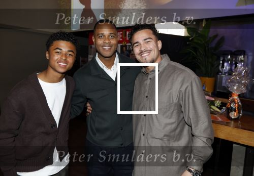 Amsterdam 27 maart 2024
Boekpresentatie Nino Wilkes in boom boom Chicago. Shane Kluivert met Patrick Kluivert en Quincy Kluivert