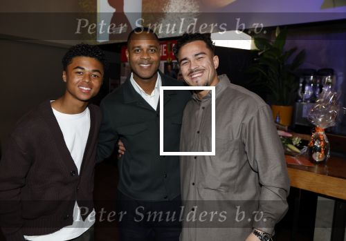 Amsterdam 27 maart 2024
Boekpresentatie Nino Wilkes in boom boom Chicago. Shane Kluivert met Patrick Kluivert en Quincy Kluivert