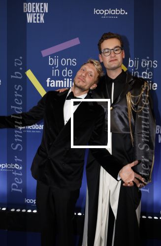 Amsterdam 15 maart 2024
Boekenbal in de stadschouwburg. Splinter Chabot en Joshua Nolet
