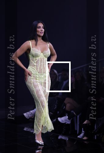 Amsterdam 5 maart 2024
Modeshow Hunkemoller in de westergasfabriek . Oa Loiza lamers loopt mee. Stephanie Abu Sbeih