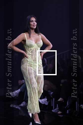 Amsterdam 5 maart 2024
Modeshow Hunkemoller in de westergasfabriek . Oa Loiza lamers loopt mee.