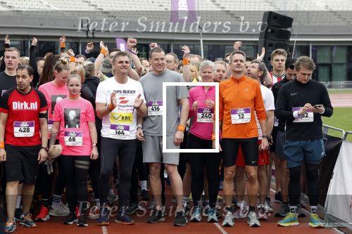 Amsterdam 16 maart 2024
Radio 538 run tbv het Prinses Maxima Centrum in het Olympisch stadion. Oa aanwezig 
Steve Schumann en Desmond v Kooten
