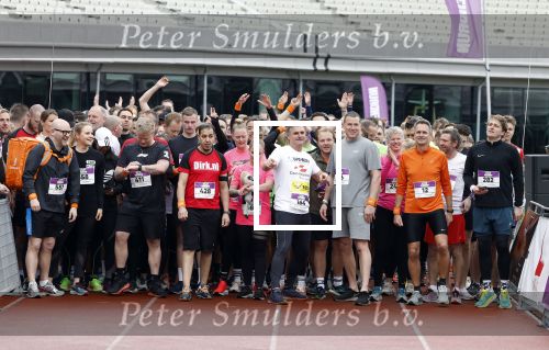 Amsterdam 16 maart 2024
Radio 538 run tbv het Prinses Maxima Centrum in het Olympisch stadion. Oa aanwezig 
Steve Schumann en Desmond v Kooten