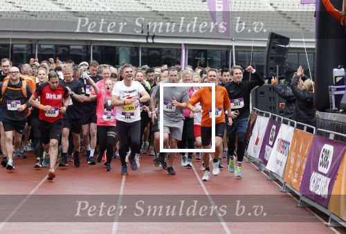 Amsterdam 16 maart 2024
Radio 538 run tbv het Prinses Maxima Centrum in het Olympisch stadion. Oa aanwezig 
Steve Schumann en Desmond v Kooten
