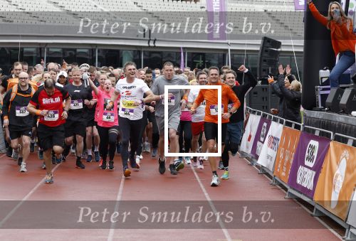 Amsterdam 16 maart 2024
Radio 538 run tbv het Prinses Maxima Centrum in het Olympisch stadion. Oa aanwezig 
Steve Schumann en Desmond v Kooten