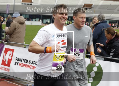 Amsterdam 16 maart 2024
Radio 538 run tbv het Prinses Maxima Centrum in het Olympisch stadion. Oa aanwezig 
Steve Schumann en Desmond v Kooten