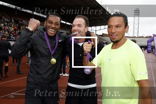Amsterdam 16 maart 2024
Radio 538 run tbv het Prinses Maxima Centrum in het Olympisch stadion. Oa aanwezig 
Sunnery James  Ryan Marciano en Robert Doornbos