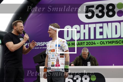 Amsterdam 16 maart 2024
Radio 538 run tbv het Prinses Maxima Centrum in het Olympisch stadion. Oa aanwezig 
Tim Klijn en Jeroen v