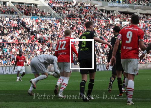 Eindhoven, 3 maart 2024 PSV-Feyenoord, eindstand 2-2 
Kompetitie Seizoen 2023-2024
Timon Wellenreuther