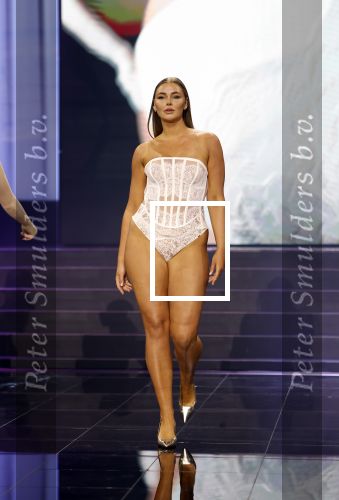 Amsterdam 5 maart 2024
Modeshow Hunkemoller in de westergasfabriek . Oa Loiza lamers loopt mee. Vivian Hoorn