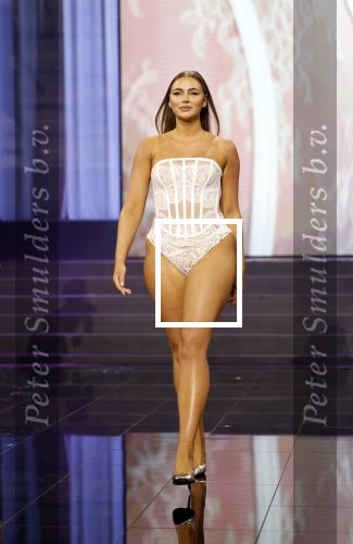 Amsterdam 5 maart 2024
Modeshow Hunkemoller in de westergasfabriek . Oa Loiza lamers loopt mee. Vivian Hoorn