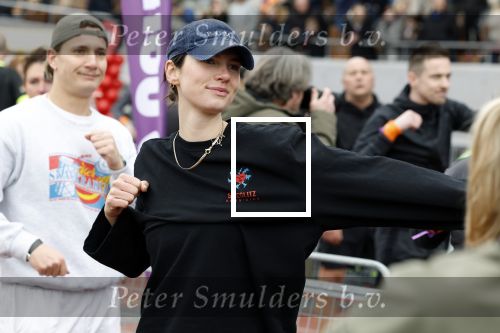 Amsterdam 16 maart 2024
Radio 538 run tbv het Prinses Maxima Centrum in het Olympisch stadion. 
Zangeres Maan Zangeres
