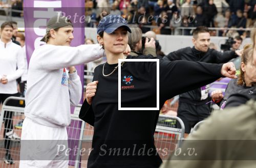 Amsterdam 16 maart 2024
Radio 538 run tbv het Prinses Maxima Centrum in het Olympisch stadion. Oa aanwezig 
Zangeres Maan Zangeres en Karel Gerlach