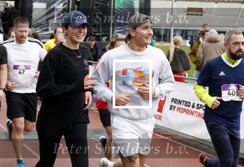 Amsterdam 16 maart 2024
Radio 538 run tbv het Prinses Maxima Centrum in het Olympisch stadion. Oa aanwezig 
Zangeres Maan Zangeres en Karel Gerlach