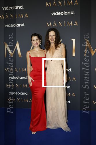 Amsterdam 11 maart 2026
Premiere 2e seizoen Maxima ( Videoland) in nieuwe kerk in Amsterdam . Agustina Palma  en Delfina Chaves