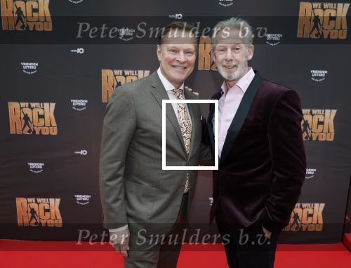 Amsterdam 29 maart 2026
Premiere we will rock you in het deLaMar theater . Albert Verlinde  en Onno hoes