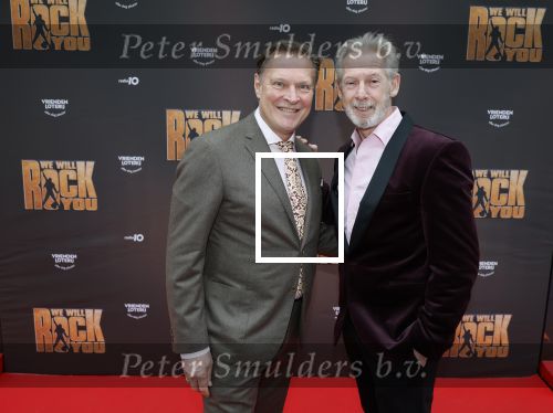 Amsterdam 29 maart 2026
Premiere we will rock you in het deLaMar theater . Albert Verlinde  en Onno hoes