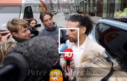 Amsterdam 24 maart 2026
Aankomst Ali B bij paleis v Justitie waar het hoger beroep in zijn zaak speelt.