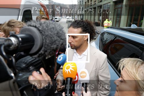 Amsterdam 24 maart 2026
Aankomst Ali B bij paleis v Justitie waar het hoger beroep in zijn zaak speelt.