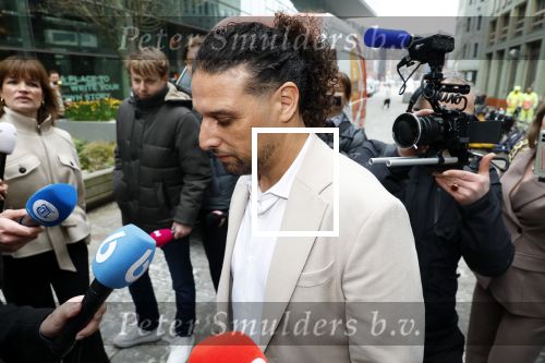 Amsterdam 24 maart 2026
Aankomst Ali B bij paleis v Justitie waar het hoger beroep in zijn zaak speelt.