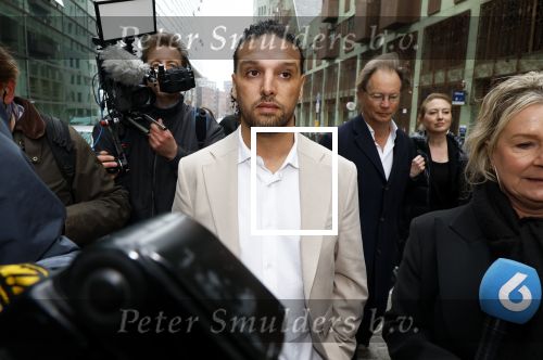 Amsterdam 24 maart 2026
Aankomst Ali B bij paleis v Justitie waar het hoger beroep in zijn zaak speelt.
