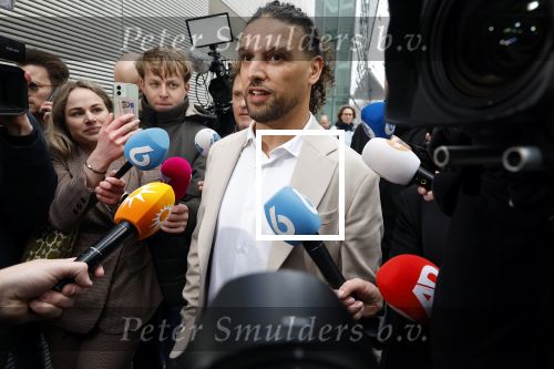 Amsterdam 24 maart 2026
Aankomst Ali B bij paleis v Justitie waar het hoger beroep in zijn zaak speelt.