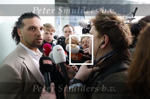 Amsterdam 24 maart 2026
Aankomst Ali B bij paleis v Justitie waar het hoger beroep in zijn zaak speelt.