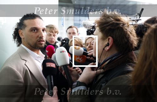 Amsterdam 24 maart 2026
Aankomst Ali B bij paleis v Justitie waar het hoger beroep in zijn zaak speelt.