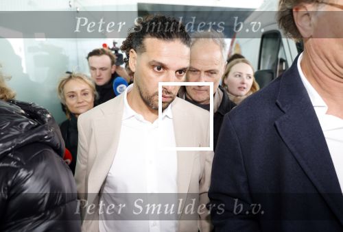 Amsterdam 24 maart 2026
Aankomst Ali B bij paleis v Justitie waar het hoger beroep in zijn zaak speelt.