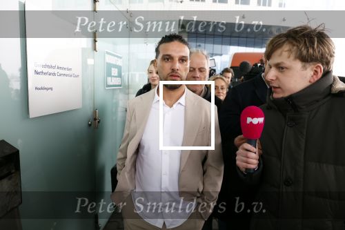 Amsterdam 24 maart 2026
Aankomst Ali B bij paleis v Justitie waar het hoger beroep in zijn zaak speelt.