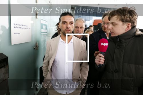 Amsterdam 24 maart 2026
Aankomst Ali B bij paleis v Justitie waar het hoger beroep in zijn zaak speelt.