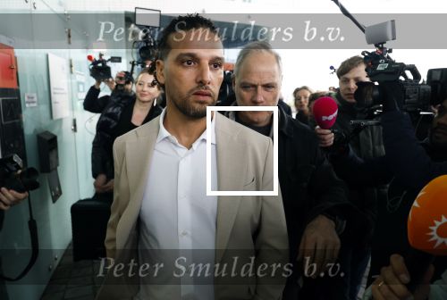 Amsterdam 24 maart 2026
Aankomst Ali B bij paleis v Justitie waar het hoger beroep in zijn zaak speelt.