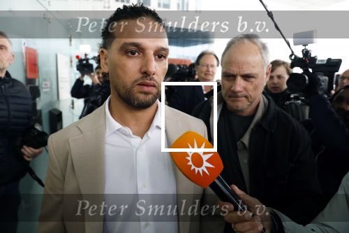 Amsterdam 24 maart 2026
Aankomst Ali B bij paleis v Justitie waar het hoger beroep in zijn zaak speelt.