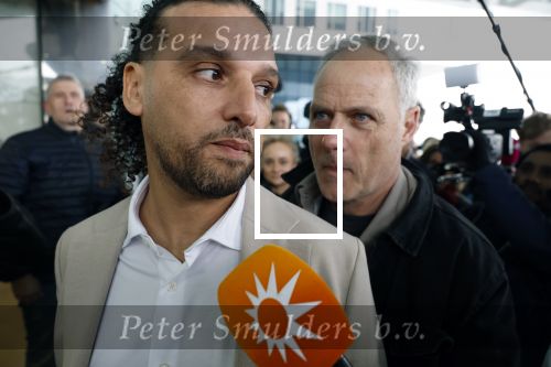 Amsterdam 24 maart 2026
Aankomst Ali B bij paleis v Justitie waar het hoger beroep in zijn zaak speelt.