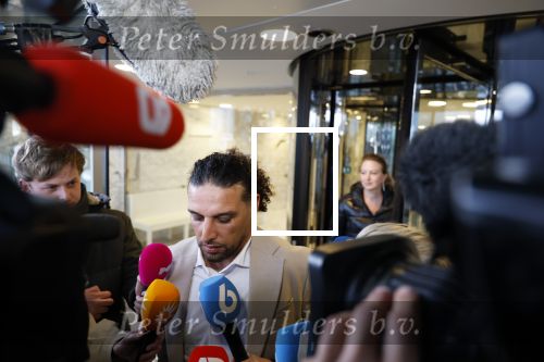 Amsterdam 24 maart 2026
Vertrek  Ali B bij paleis v Justitie waar het hoger beroep in zijn zaak speelt.