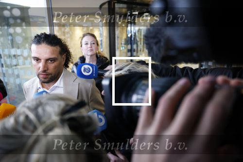 Amsterdam 24 maart 2026
Vertrek  Ali B bij paleis v Justitie waar het hoger beroep in zijn zaak speelt.