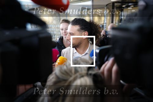 Amsterdam 24 maart 2026
Vertrek  Ali B bij paleis v Justitie waar het hoger beroep in zijn zaak speelt.
