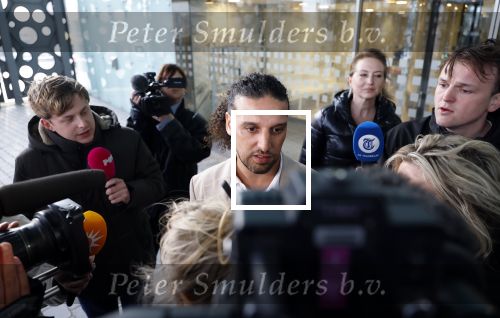 Amsterdam 24 maart 2026
Vertrek  Ali B bij paleis v Justitie waar het hoger beroep in zijn zaak speelt.