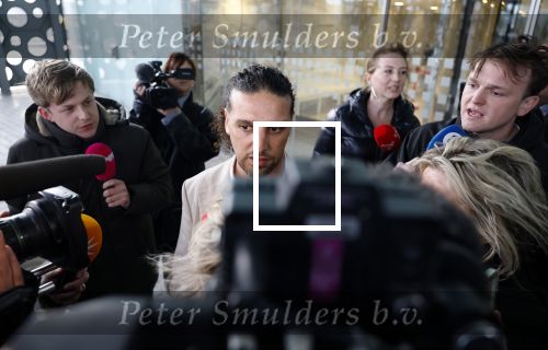 Amsterdam 24 maart 2026
Vertrek  Ali B bij paleis v Justitie waar het hoger beroep in zijn zaak speelt.