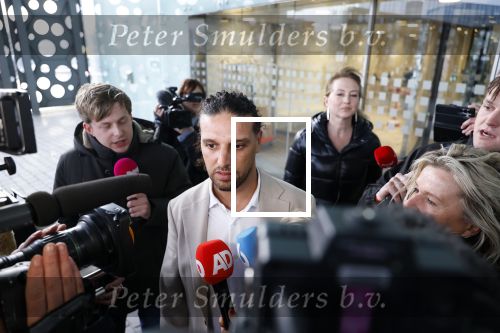 Amsterdam 24 maart 2026
Vertrek  Ali B bij paleis v Justitie waar het hoger beroep in zijn zaak speelt.