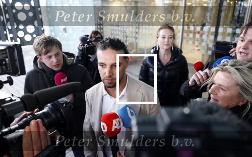 Amsterdam 24 maart 2026
Vertrek  Ali B bij paleis v Justitie waar het hoger beroep in zijn zaak speelt.