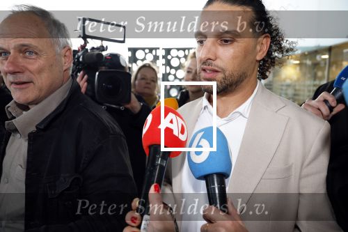 Amsterdam 24 maart 2026
Vertrek  Ali B bij paleis v Justitie waar het hoger beroep in zijn zaak speelt.
