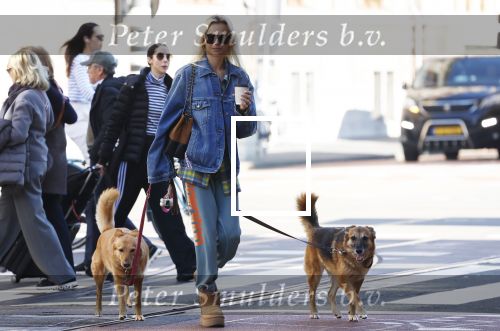 Amsterdam 5 maart 2026
Annekee Molenaar met hun 2 honden op straat in Amsterdam zuid.