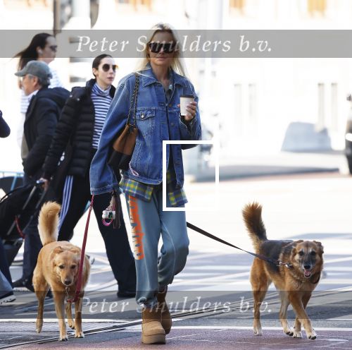 Amsterdam 5 maart 2026
Annekee Molenaar met hun 2 honden op straat in Amsterdam zuid.