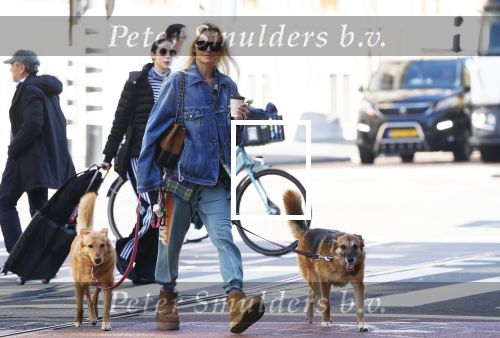 Amsterdam 5 maart 2026
Annekee Molenaar met hun 2 honden op straat in Amsterdam zuid.