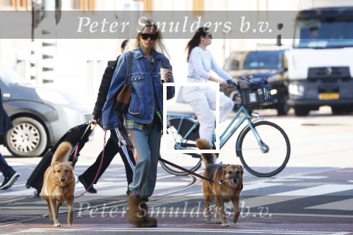 Amsterdam 5 maart 2026
Annekee Molenaar met hun 2 honden op straat in Amsterdam zuid.