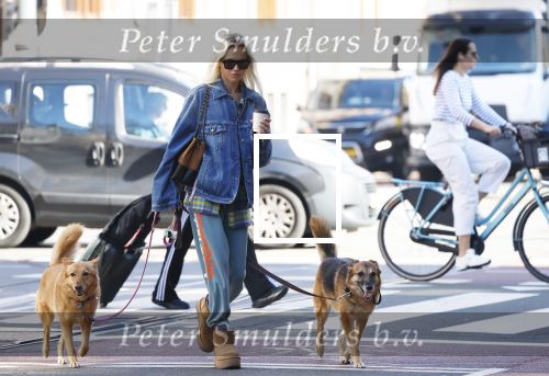 Amsterdam 5 maart 2026
Annekee Molenaar met hun 2 honden op straat in Amsterdam zuid.