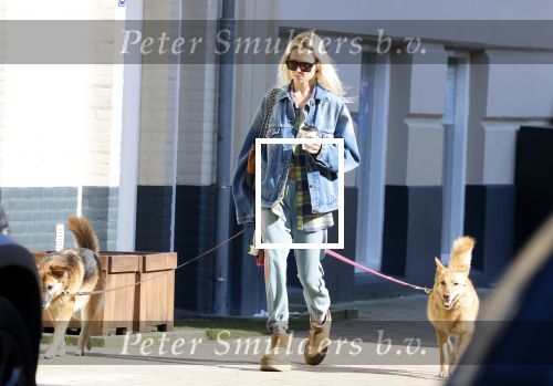 Amsterdam 5 maart 2026
Annekee Molenaar met hun 2 honden op straat in Amsterdam zuid.