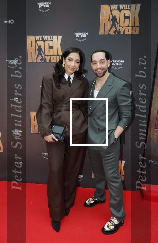 Amsterdam 29 maart 2026
Premiere we will rock you in het deLaMar theater . April darby met partner